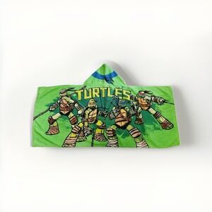 Vintage Hooded Teenage Mutant Ninja Turtles TMNT Towel Beach Bath Nickelodeon 45